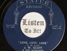 Obscure MS Rocker Rockabilly 45 J.W. SCOTT & THE MONARKS Love STATUE hear AR