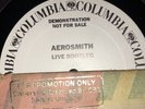 Aerosmith Live  Bootleg White Label Promo Dble Lp w Poster & Sleeves Rare Vinyl