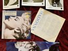 MADONNA 1986 TRUE BLUE VINYL GOLD STAMP PRESS PROMO RECORD HYPE STICKER POSTER