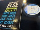 CANNONBALL ADDERLEY Blue Note 1595 SOMETHIN' ELSE Miles Davis Mono NEW YORK RVG