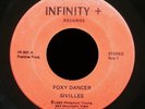 SIVILLES Foxy Dancer / Falling In Like 45 INFINITY  RECORDS IR 001 US 1982