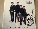 Jeff Lynne signed Real Love 7 inch vinyl record The Beatles proof