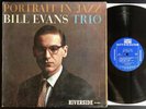 BILL EVANS Portrait In Jazz DG MONO JAZZ LP on RIVERSIDE RLP 12-315 STR VG+