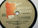 1949-54 CHARLIE PARKER ON 78 RPM,MERCURY USA 11038,SUMMERTIME  VG
