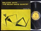 MILES DAVIS QUINTET Relaxin' With DG MONO NJ JAZZ LP on PRESTIGE 7129