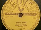 Jerry Lee Lewis Crazy Arms End Of The Road Sun 259 78 RPM Shellac Rockabilly