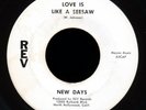 NEW DAYS Love Is Like A Seesaw / Together 45 REV 711025 Soul Funk