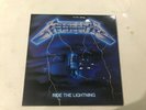 METALLICA RIDE THE LIGHTNING MEGA FORCE JULY 30 1984 PRESSING INSERT G+/VG+
