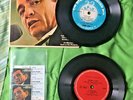 Johnny Cash (2) Compact Jukebox EP 33 RPM.  Mini LP's, Used with strips & pics