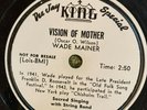 King 872 ( DJ copy) Mainer's Mountaineers VISION OF MOTHER 78 rpm EE+ Country