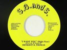 Modern Soul 45 - Henrietta Thomas - I Want You - S.B. and S. - VG+ mp3 - rare