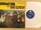 THELONIOUS MONK: Plays Duke Ellington LP Riverside mono