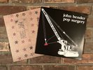 John Bender ‎– I Don't Remember Now & Pop Surgery 2xLP Lot