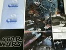 STAR WARS 2 LP w POSTER 1977 20TH CENTURY FOX RECORDS GF VINYL JOHN WILLIAMS VTG