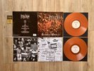 Pyrexia ?– Sermon Of Mockery DLP Orange Vinyl Suffocation Immolation Asphyxia