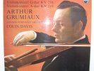Arthur Grumiaux: Mozart (1756-1791) • Violinkonzerte KV 216 & 219 LP