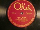 78 : OKEH 4163- MAMIE SMITH -CRAZY BLUES / IT'S RIGHT HERE FOR YOU