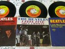 3 Beatles 45s w/Picture Sleeves-Yellow Submarine;I Feel Fine;Lady Madonna