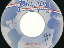 ROCKABILLY Hayden Thompson Love My Baby 45 vg+ condition Phillips Int'l 1957