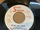 original Ja Soul Sound 7” U Roy & Delroy Wilson” Never Get Away”
