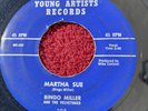BINGO MILLER/VELVETONES Martha Sue /I Know a Valley YOUNG ARTISTS 103 ROCKABILLY