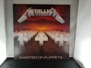 Metallica MASTER OF PUPPETS, Elektra GOLD STAMPED WHITE LABEL PROMO (1986)