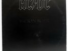 AC/DC Back in Black Used Vinyl Record Embossed Cover