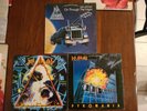 Def Leppard - On Through the Night / Pyromania / Hysteria 3 vinyl LP albums orig