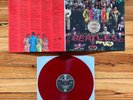 The Beatles: Sgt. Pepper's Lonely Hearts Club Band LP Red Vinyl UK Press VG/VG+