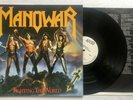 MANOWAR - FIGHTING THE WORLD (1987) LP 1ST Press saxon iron maiden black sabbath