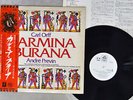 ANDRE PREVIN CARL ORFF CARMINA BURANA ANGEL EAC-80143 Japan OBI PROMO VINYL LP