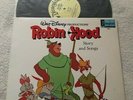 WALT DISNEY PRODUCTIONS ROBIN HOOD STORY & SONGS USED RECORD