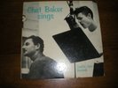 Rare 1954 vinyl Chet Baker sings, Pacific Jazz Records, original 10