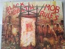 Black Sabbath Mob Rules Price 77 6302 119 1981 Vertigo vinyl.Near mint condition
