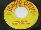 SWEET GERALDINE * MAGIC CITY LBL CROSSOVER SOUL 45 Brain Storm / Make Love To Me