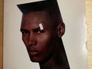 GRACE JONES living my life Island 90018-1 orig 1982 w/poster electro funk EX