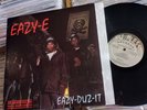 EAZY-E Duz It 1988 LP Vinyl 1ST PRESS West Coast Gangster Gangsta Rap DR Dre NWA