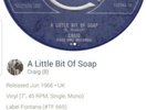 RARE A Little Bit Of Soap B Russel ON FONTANA