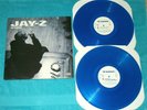 JAY-Z Blueprint BLUE VINYL PRESS Orig 2001 2 x Vinyl LP ROC-A-FELLA VG / VG+