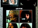 BEATLES Let It Be 1988 US CAPITOL PURPLE LABELS INNER POSTER SHRINK RECORD NM