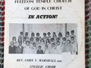 Rare Chicago Gospel Freedom Temple Church Of God In Christ J&J Records
