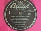 BEATLES SIE LIEBT DICH & KOMM GIB MIR DEINE HAND German pink vinyl 12
