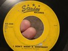 Starday 45-368 The Raindrops I Don't Want A Sweetheart / The Golden Stairway VG