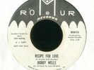 BOBBY WELLS Be's That Way Sometimes ROMUR 01 D.J.COPY/PROMO PHILLY NORTHERN SOUL