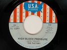 THE FACTORY High Blood Pressure U.S.A. Promo Garage Rare 45 HEAR