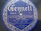 Ladd's Black Aces 78rpm Single 10-inch Gennett Records #5035 You've Got To See