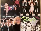 BLONDIE, 4 VINYL LPS, PLASTIC LETTERS, PARALLEL LINES, BLONDIE, EAT TO THE BEAT