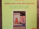 HERBIE MANN BILL EVANS NIRVANA LP Atlantic Records blue green label jazz vinyl