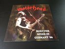 MOTORHEAD - built for speed in germany 86 -  lp'- coloured vinyl
