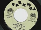 JANIE GRANT And That Reminds Me Of You Vinyl Record 7 Inch US Parkway Promo Soul